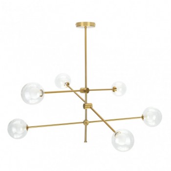 Distribuidor - Lâmpadas Diversas | Lâmpadas Modernas | LAMPARA JERUSALEN 6XG9 BRONCE 72X90X90 CM Ref: 154656012